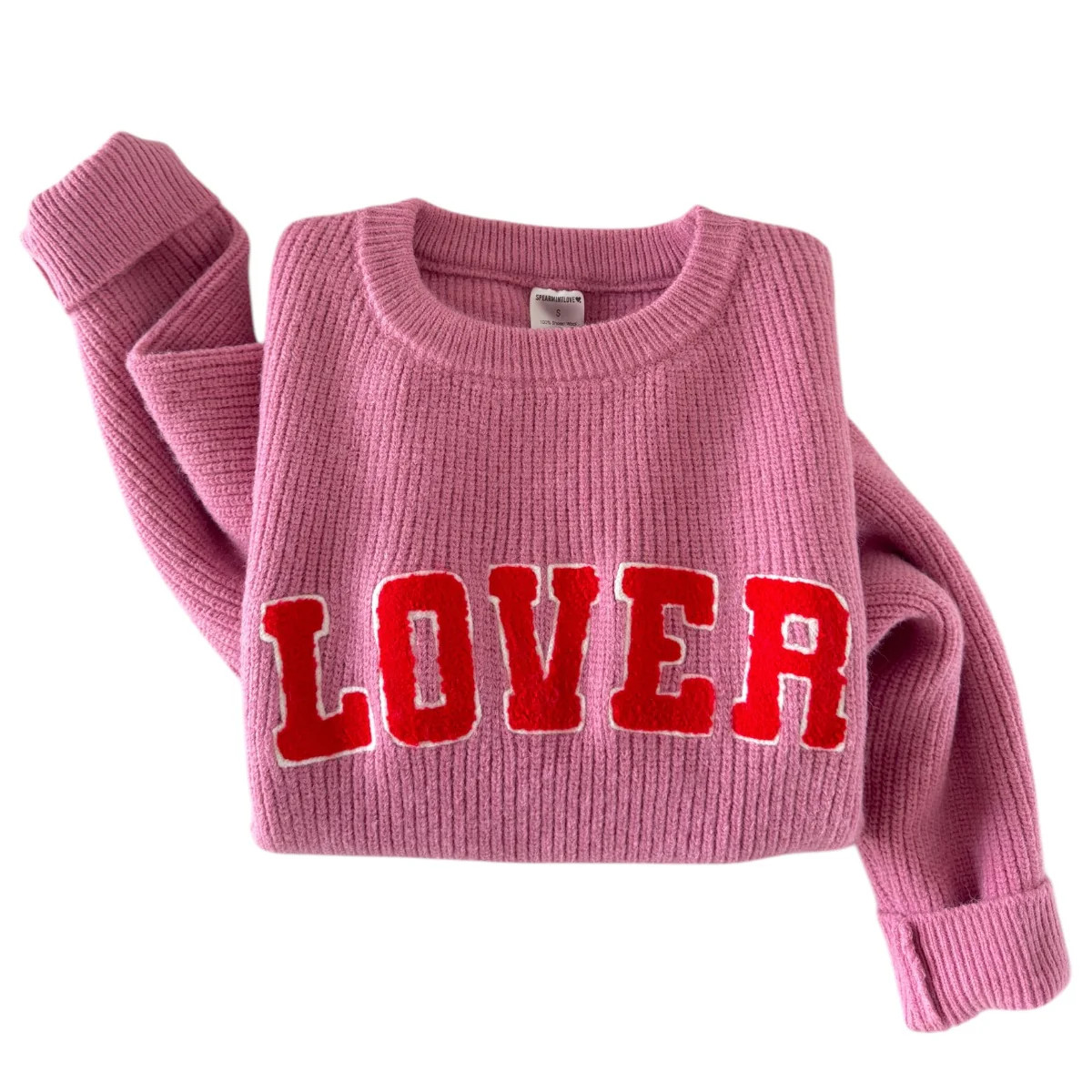Women's Knit Sweater, Lover | SpearmintLOVE