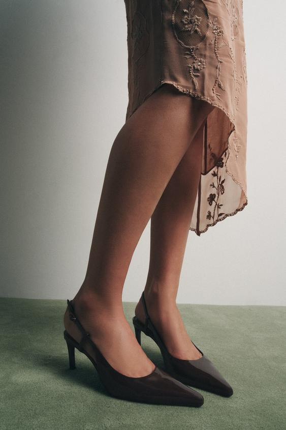 PATENT FINISH HEELS | Zara US