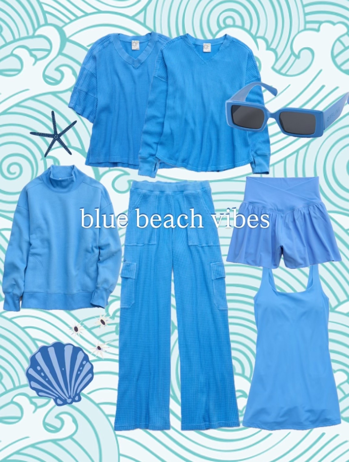 So many matching set options at aerie! 30% off a lot of it for rewards members plus others are on sale!

Spring break
Workout 
Gym fit shorts
Mom fit
Waffle Henley top

#LTKSaleAlert #LTKSpringSale #LTKActive