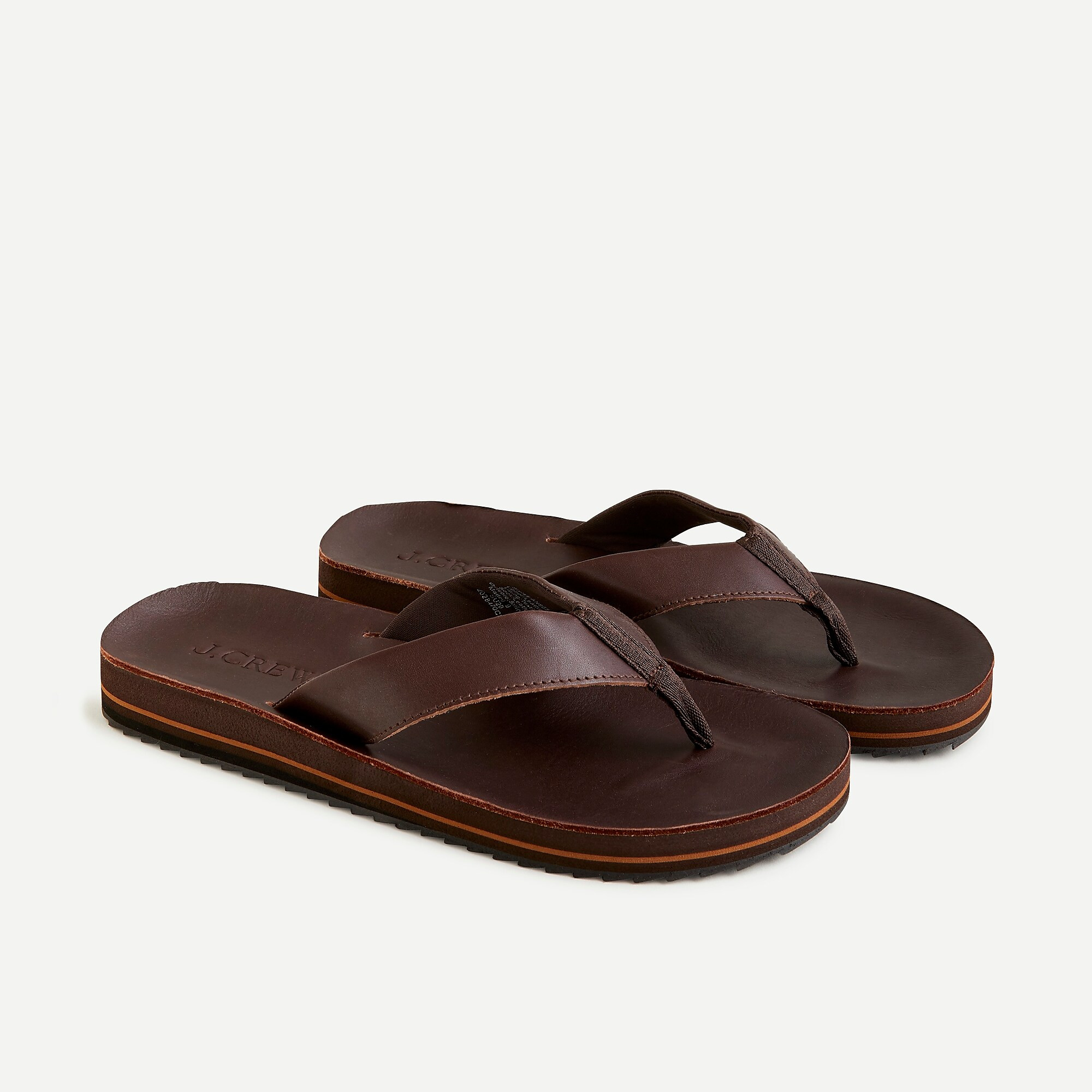 Leather flip-flops | J. Crew US