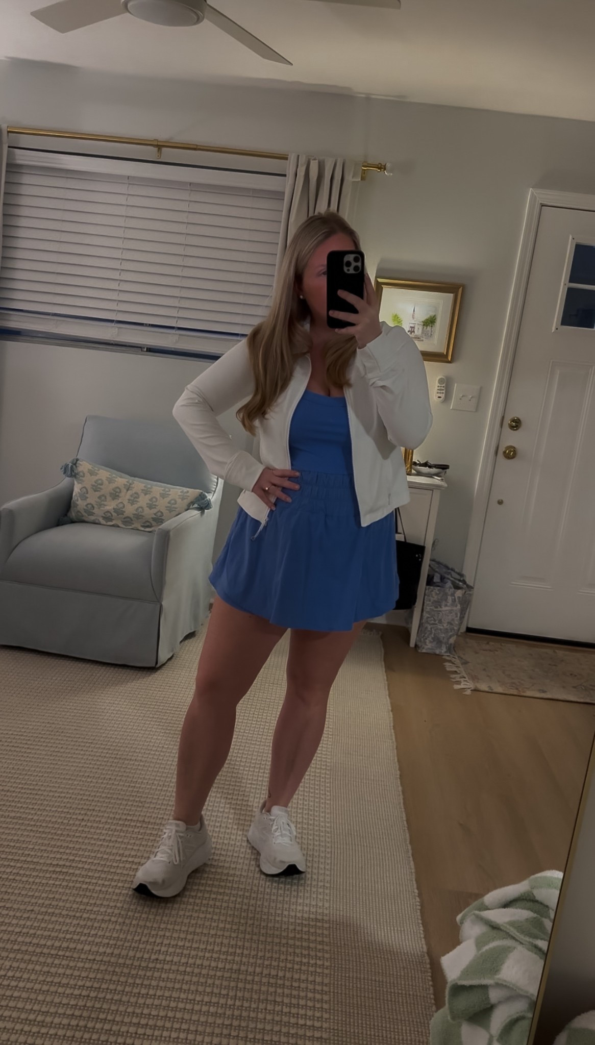 ootd! Wearing a L in the romper and a 12 in the jacket! 💙

#LTKMidsize #LTKPetite #LTKFindsUnder50