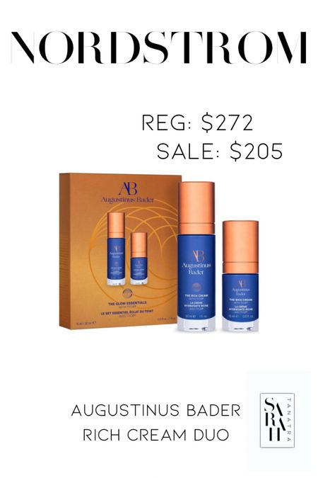 Augustinus bader the rich cream duo
Skincare
Anti aging 
Nordstrom sale
Beauty essentials 




#LTKsalealert #LTKxNSale #LTKbeauty