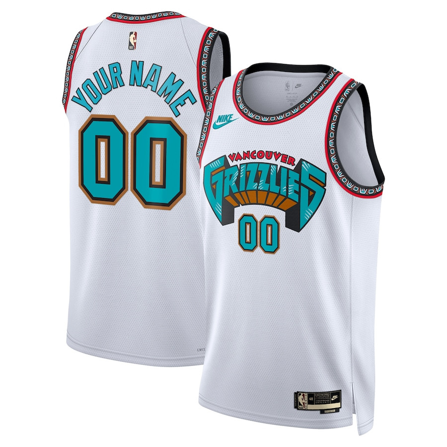 Unisex Adult Memphis Grizzlies Nike White Swingman Custom Jersey - Classic Edition | NBA store