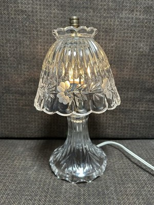 Princess House Crystal Boudoir Lamp With Shade Heritage Romance Collection 11 " | eBay | eBay US