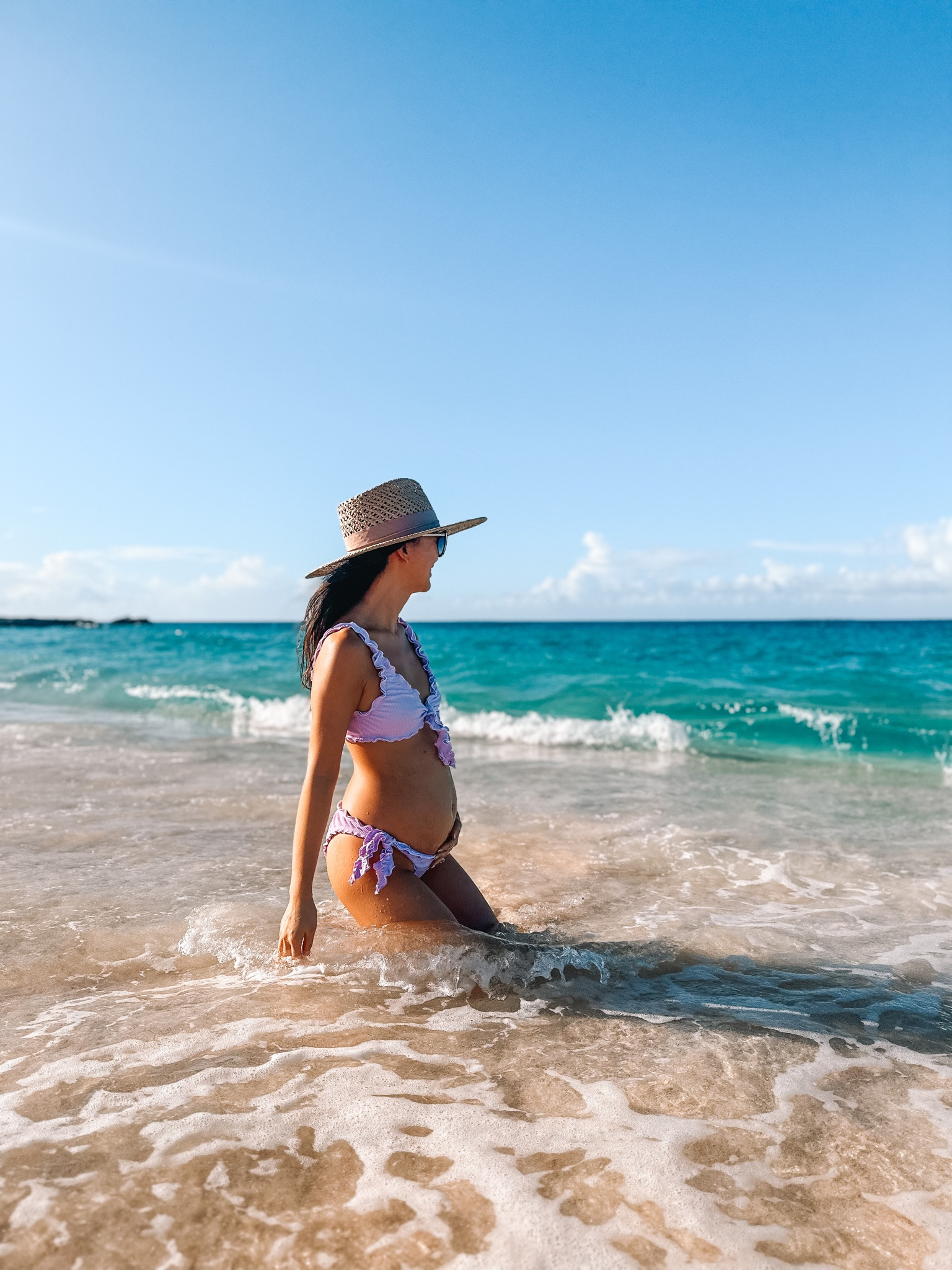 Maternity wear, swimsuit, bikini, maternity swimsuit, maternity style, vacation outfit 

#LTKtravel #LTKbump #LTKswim