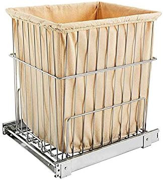Rev-A-Shelf RSHRV.1520 S CR 19.38 in. H Wire Pullout Hamper-Chrome | Amazon (US)