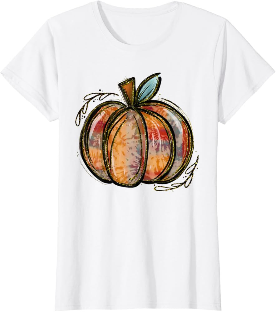 Pumpkin Season Autumn Fall Y'all Leaves Thanksgiving Retro T-Shirt | Amazon (US)