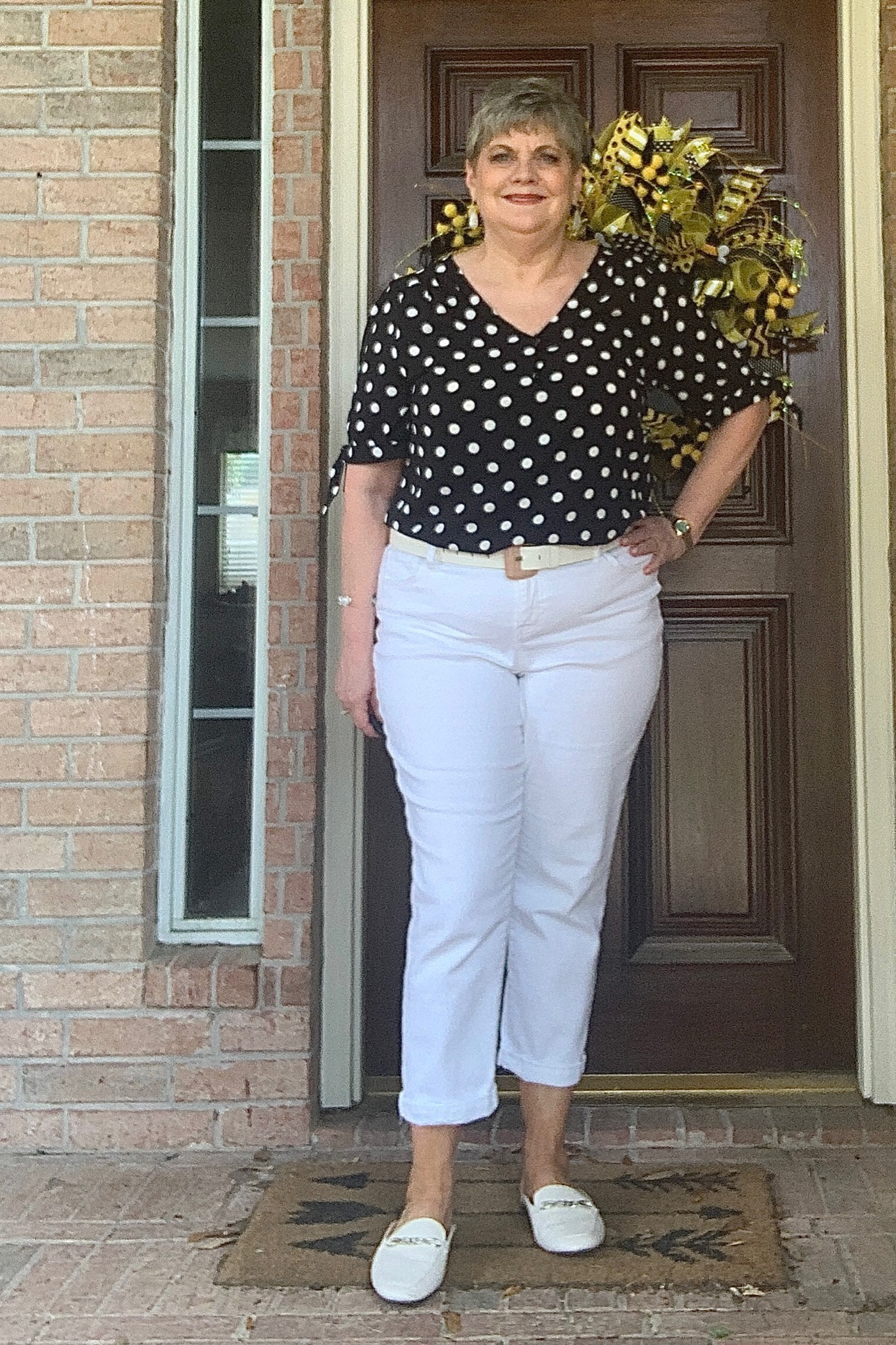 Polka Dots! Black & White. Classic summer pattern & colors.

#summer #casual 

#LTKcurves #LTKsalealert