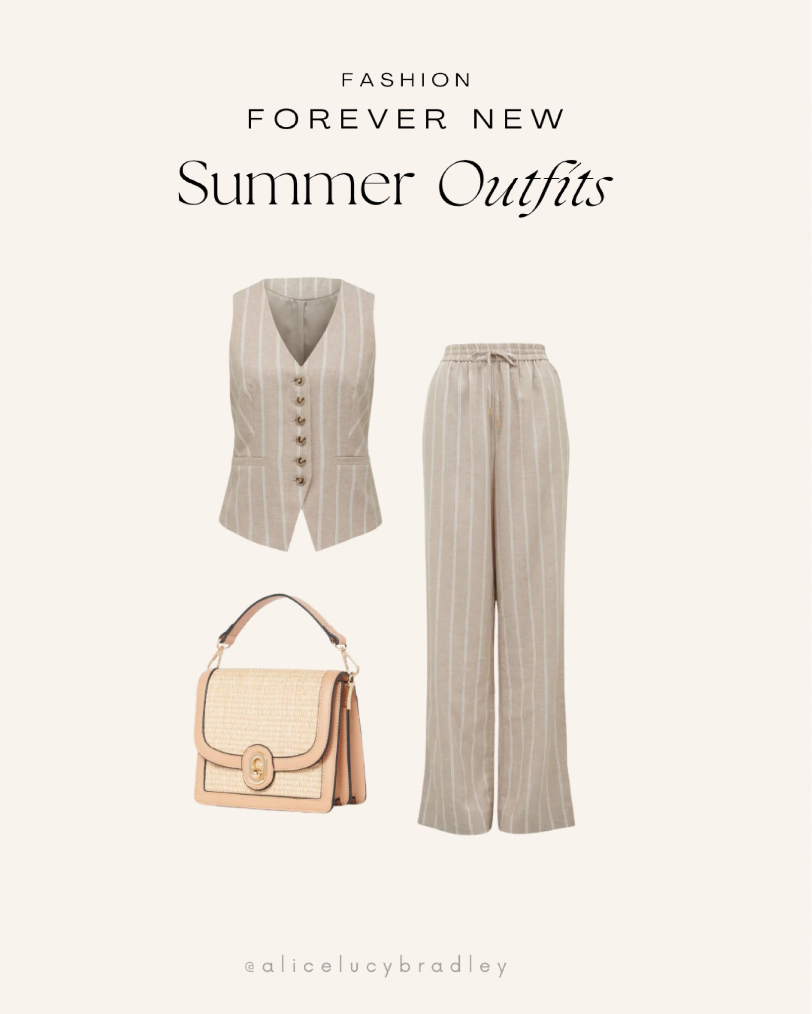 Forever New Summer Outfit 🤍 #styledpost #summeroutfits 

#LTKfindsunder100 #LTKstyletip #LTKtravel