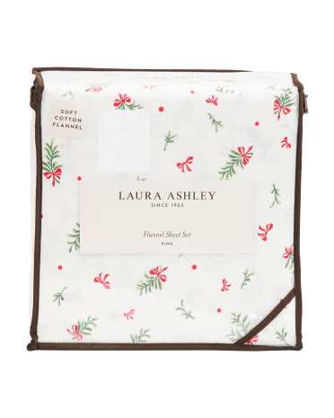Merry Mistletoe Flannel Sheet Set | TJ Maxx