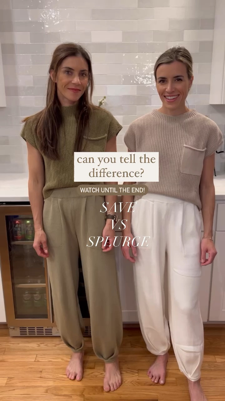 Free people lounge set & free people inspired dupe 
Green size XS 
Cream/beige size small 

#LTKunder100 #LTKunder50 #LTKstyletip