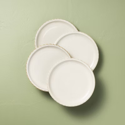 8.5" Stoneware Pinched Edge Salad Plate - Hearth & Hand™ with Magnolia | Target