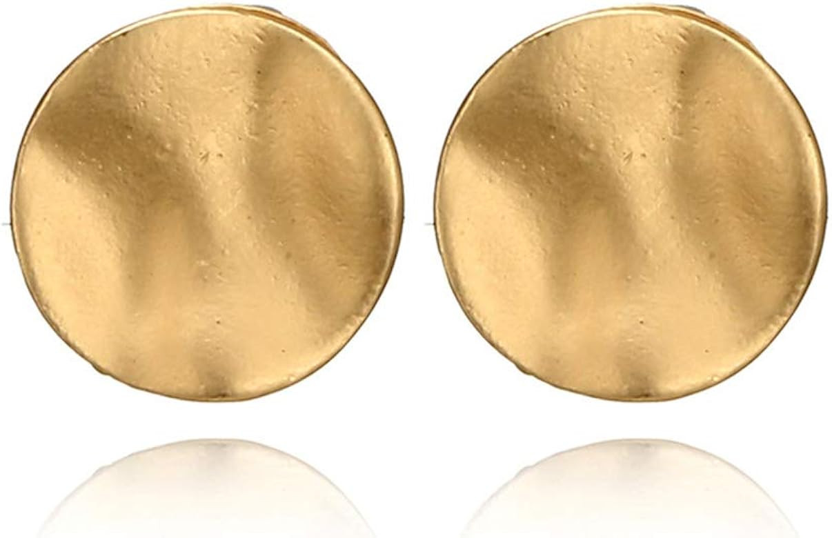 Vintage Earrings Geometric Circular Studs Earring for Women and Girls. | Amazon (US)