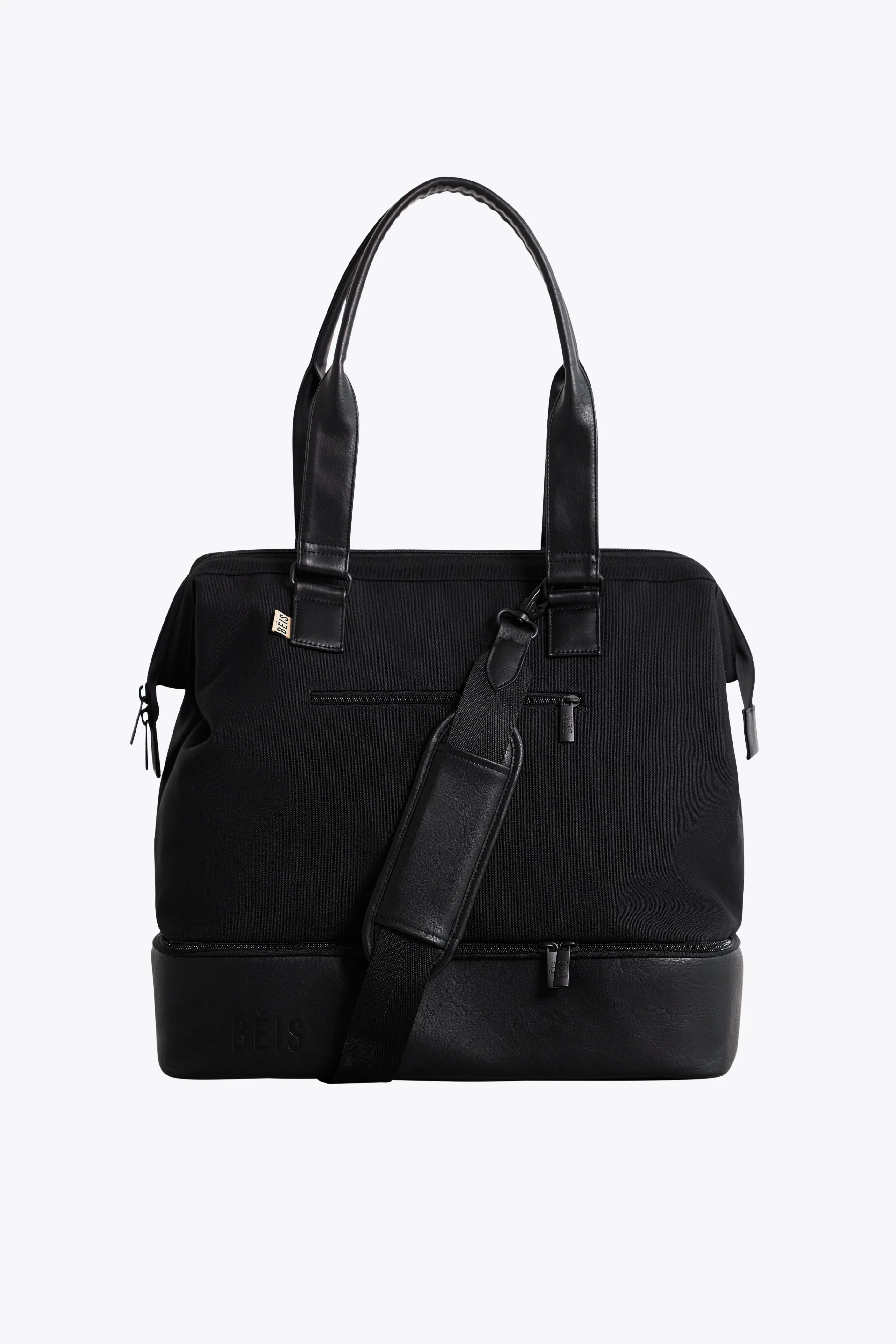 The Mini Weekender 
                in Black | BEIS