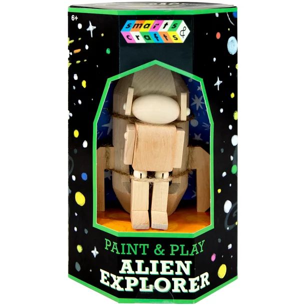Smarts & Crafts Alien Explorer Painting Craft Kit (22 Pieces) | Walmart (US)