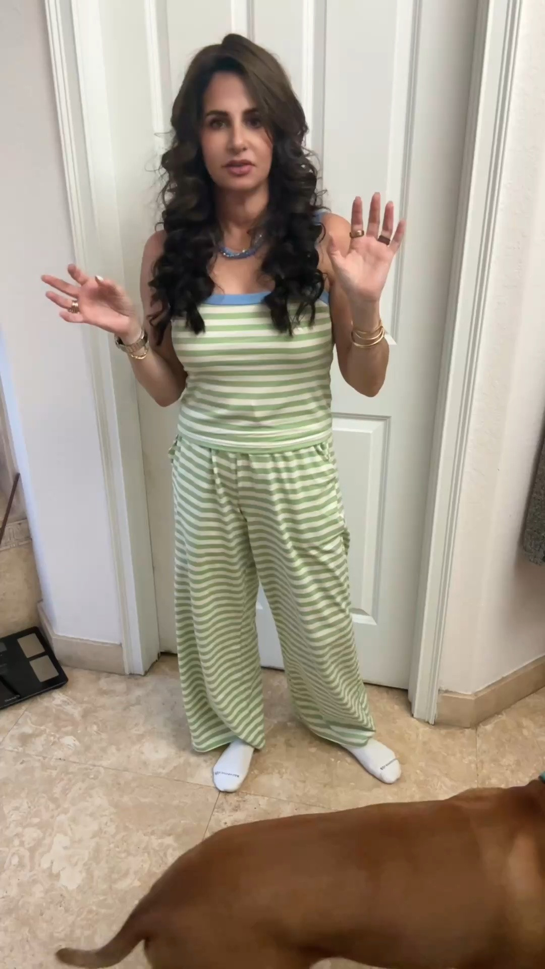 This is a super cute, casual and comfortable outfit. Win win ! Different color combinations available. Wearing a sm

#LTKootd #LTKOver40 #LTKPetite