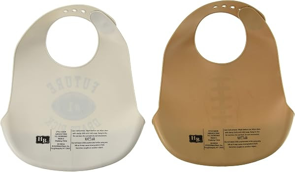 Hudson Baby Unisex Baby Silicone Bibs | Amazon (US)