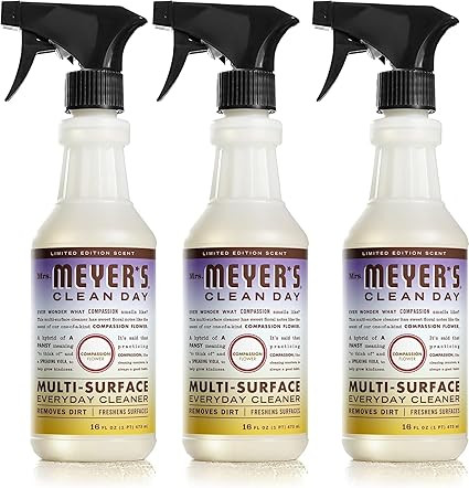 MRS. MEYER'S CLEAN DAY All-Purpose Cleaner Spray, Compassion Flower, 16 fl. oz (Pack of 3) | Amazon (US)