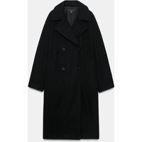 Zara - Soft Oversized Coat - Black - L - Woman | Zara Canada