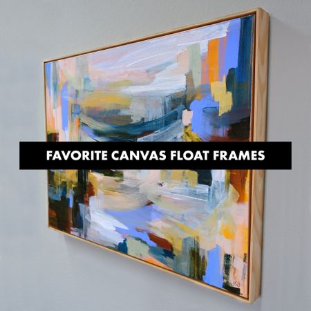Favorite float frames for stretched canvas prints. My canvas prints are 1.5” deep, so be sure to select a frame that is made for 1.5” deep canvas. 

#LTKhome #LTKFind