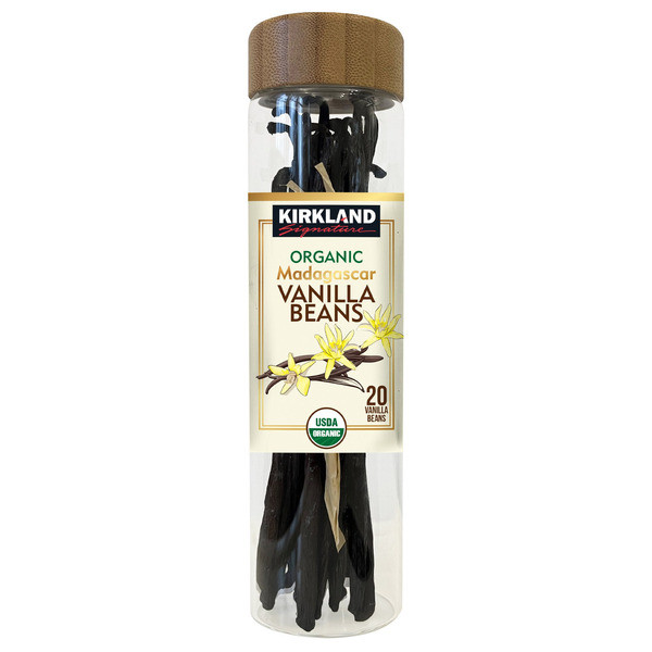 Kirkland Signature Organic Madagascar Vanilla Beans, 20ct | Instacart