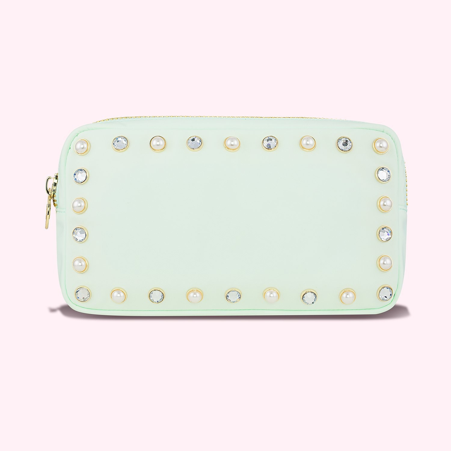 Embellished Honeydew Nylon Small Pouch | Pre-Customized Small Pouch - Stoney Clover Lane | Stoney Clover Lane