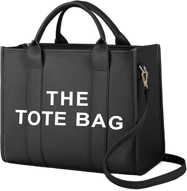 Tote Bag for Women Gifts, PU Leather Travel Hangbag with Adjustable Straps, Top Zipper Inner Pock... | Amazon (US)