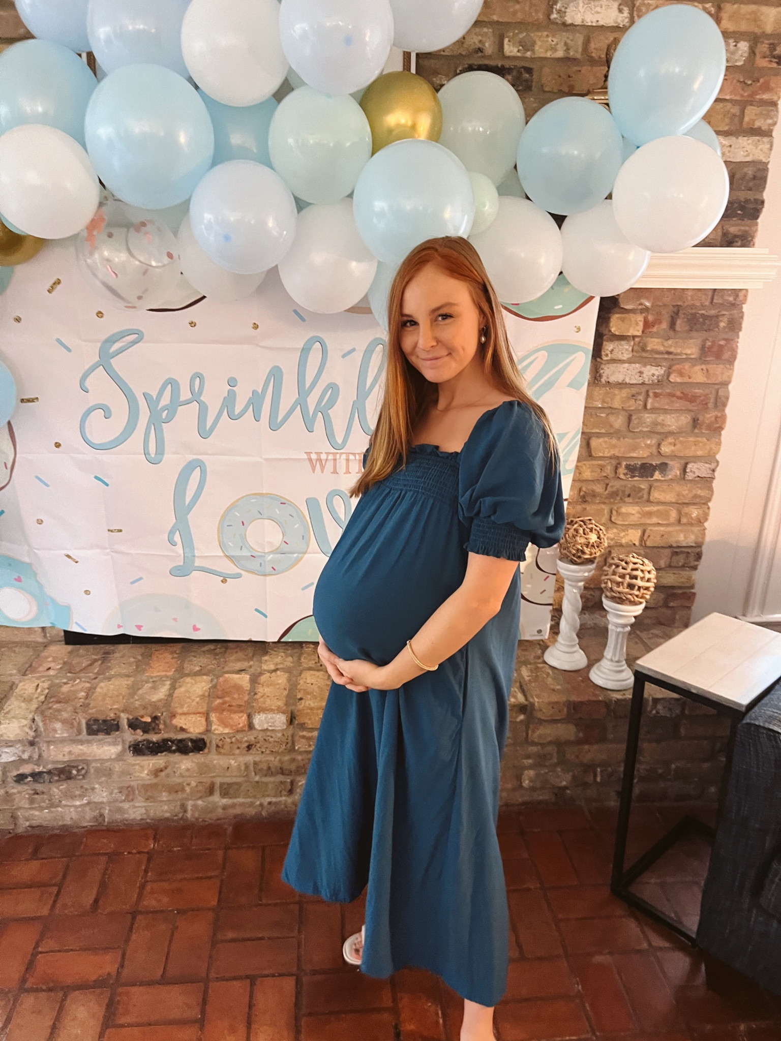 Oh boy! baby shower outfits for the mom & dad to be 👶🏼🩵🍩 

#LTKstyletip #LTKbump #LTKbaby