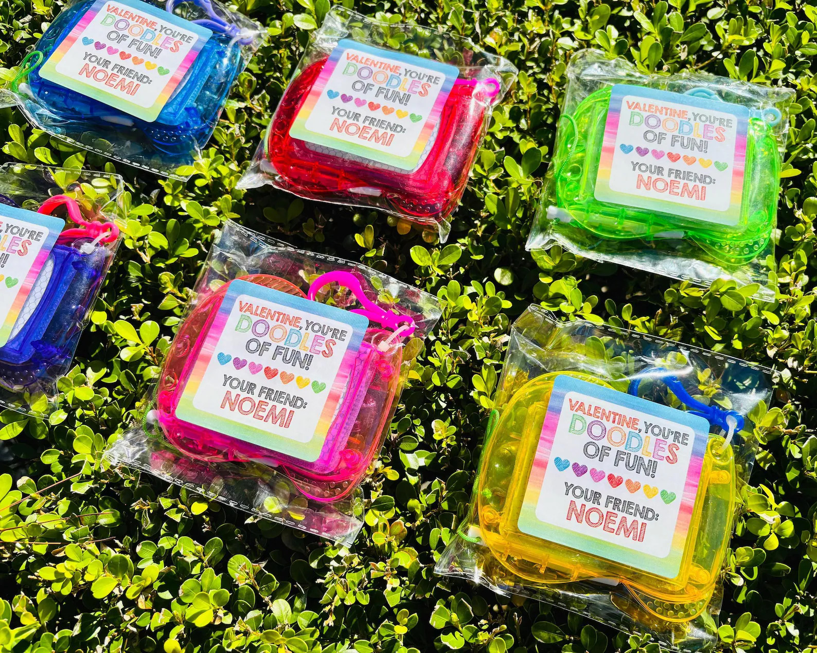 Personalized Valentine's Day Sketch Keychain | Kids Classroom Favor - Etsy | Etsy (US)