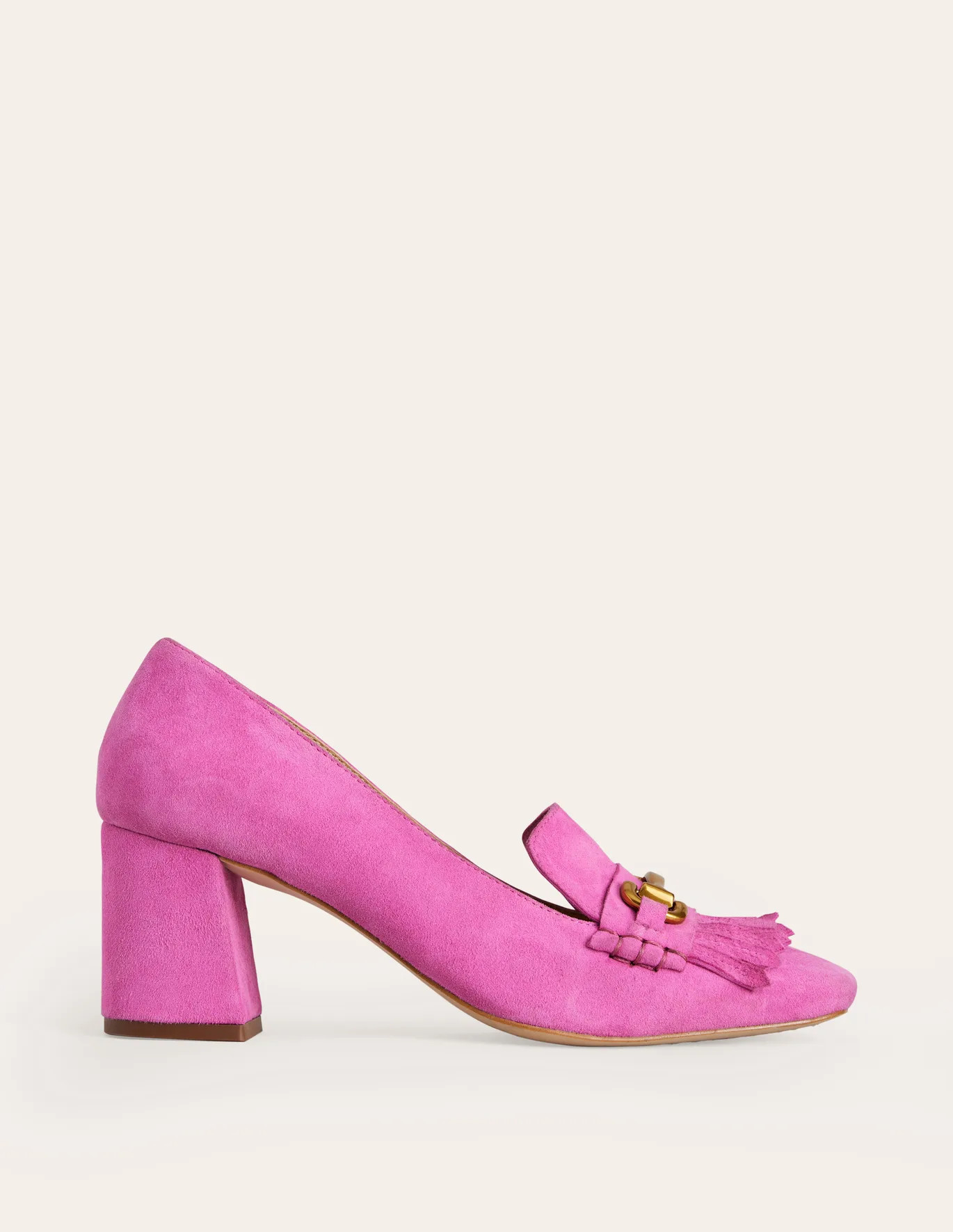 Iris Ghillie Heeled Loafers | Boden (US)