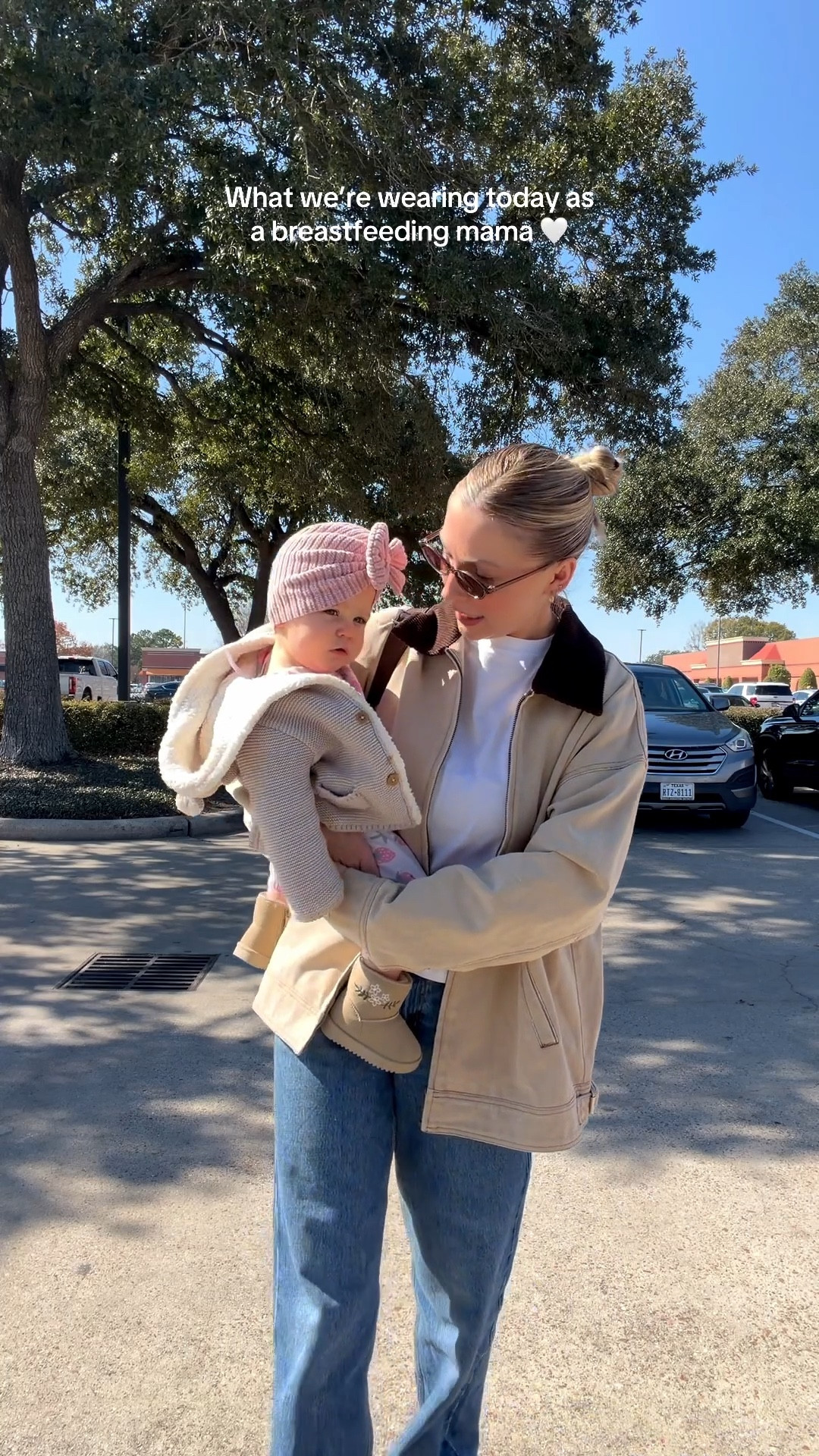 Mommy & me outfits! M in tee, 27 in jeans, S in jacket 

#LTKmomlife #LTKootd #LTKdayinmylife