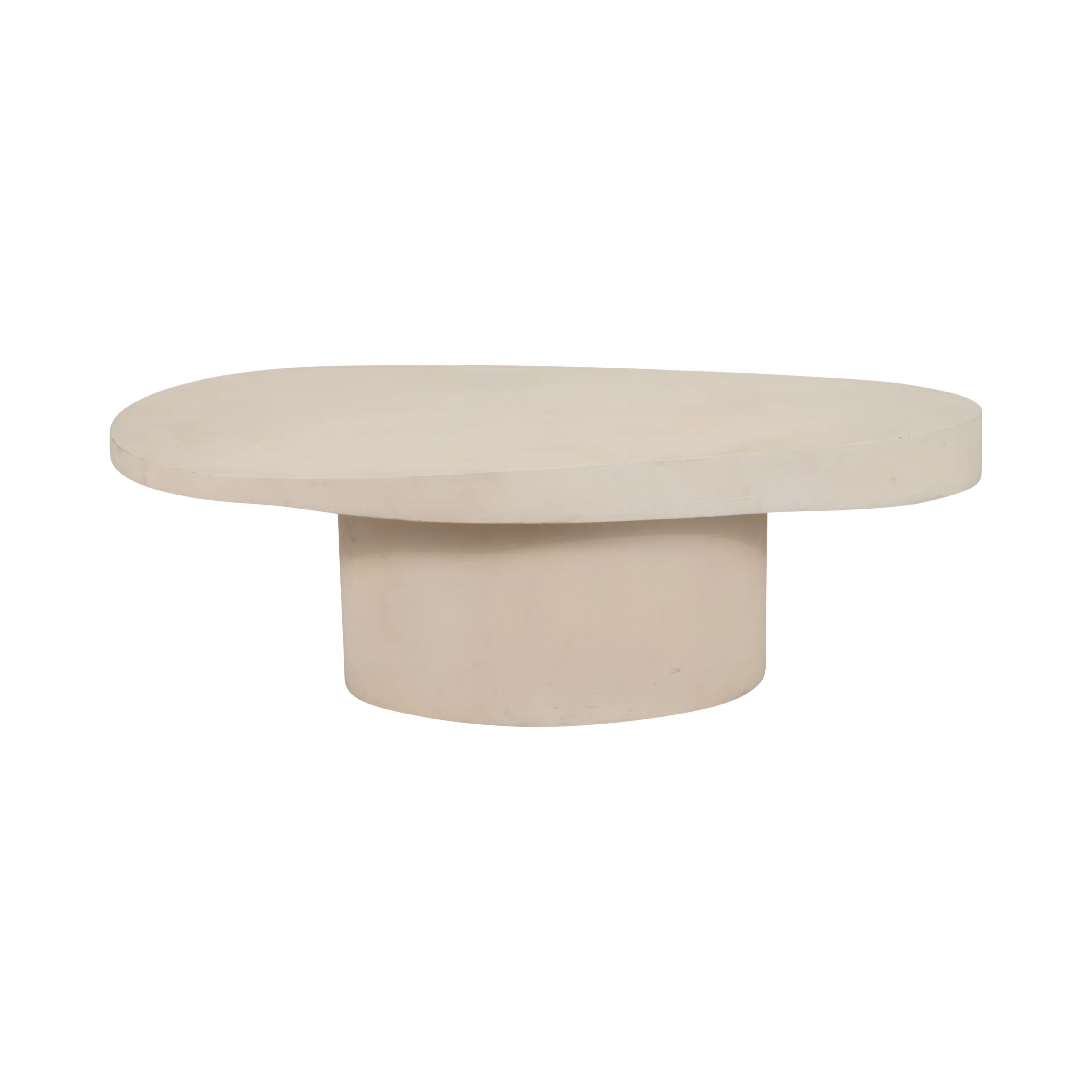 Orren Ellis Orren Ellis Chic Oval Coffee Table, Refined, Spacious Surface, Ideal For Modern Livin... | Wayfair North America