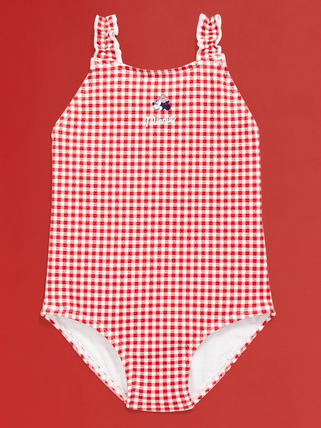 Old Navy x Disney© Minnie Mouse Textured One-Piece Swimsuit for Toddler Girls | Old Navy (US)