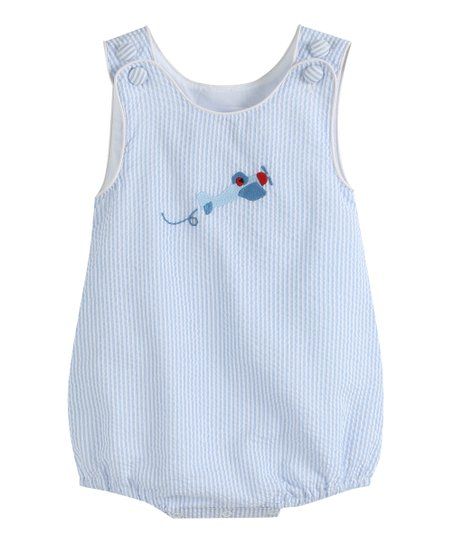 Lil Cactus Light Blue Airplane Bubble Romper - Infant & Toddler | Zulily