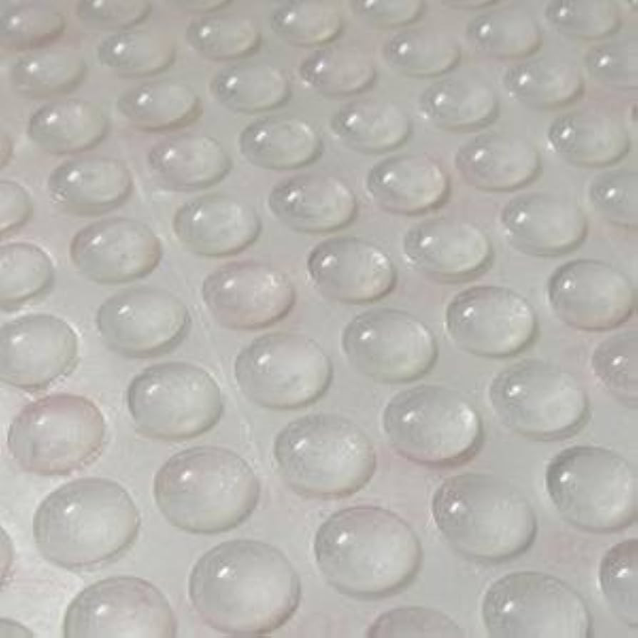 Ehanmu Self-Adhesive Clear Rubber Feet Tiny Bumpons 0.25" in Diameter x 0.079" Height PACK/100pcs... | Amazon (US)
