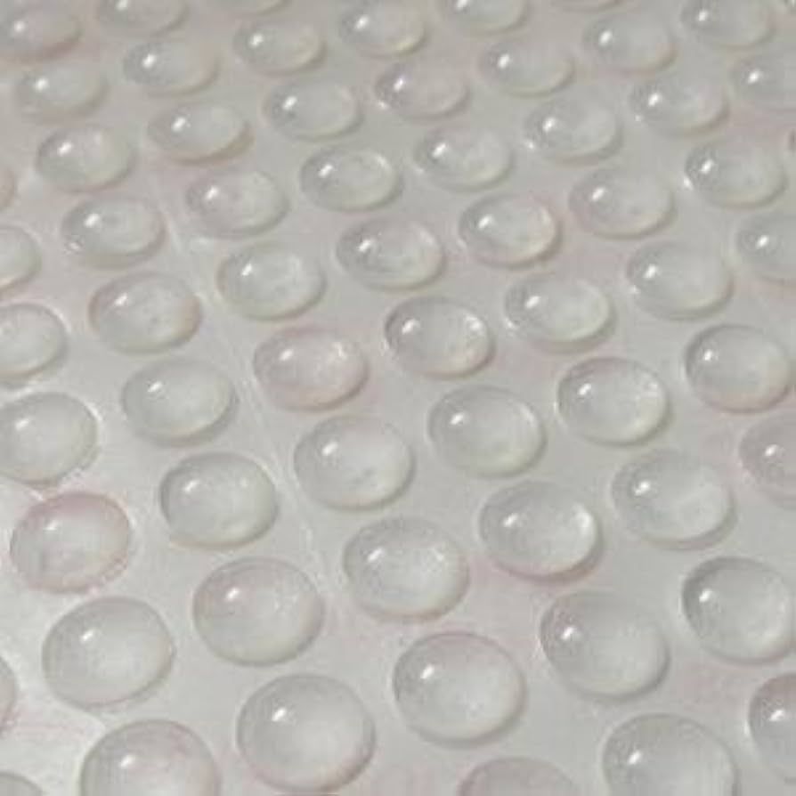 Ehanmu Self-Adhesive Clear Rubber Feet Tiny Bumpons 0.25" in Diameter x 0.079" Height PACK/100pcs... | Amazon (US)