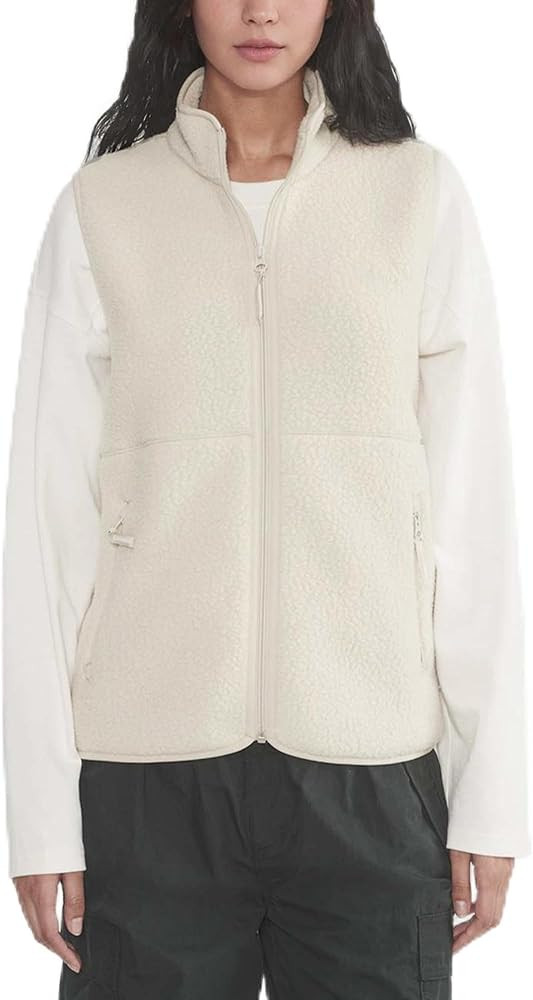 Hixiaohe Sherpa Fleece Vest for Women Trendy Warm Sleeveless Vests Jacket Lightweight Zip Coats w... | Amazon (US)