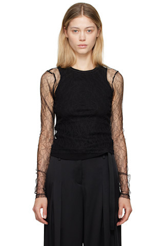 Black Montenegro Long Sleeve T-Shirt | SSENSE