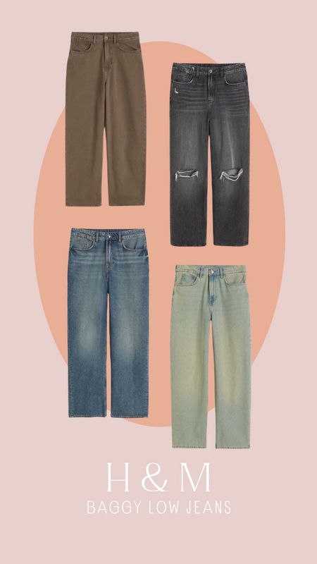 I caved and tried some low rise jeans and I actually found a pair I liked!! These baggy low jeans from H&M fit so nice, come in four washes and are under $40!!

#LTKstyletip #LTKU #LTKfindsunder50