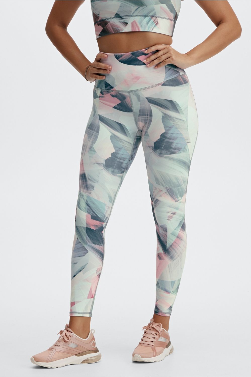 Ultra High-Waisted Printed PureLuxe 7/8 | Fabletics - North America