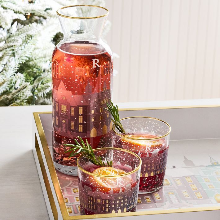 Holiday Village Carafe | Mark and Graham