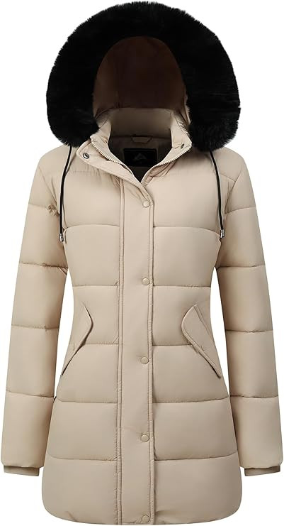 GOLDLADIES Women's Winter Coat Long Waterproof Parka - Warm Snow Jacket for Women,Windproof Winte... | Amazon (US)