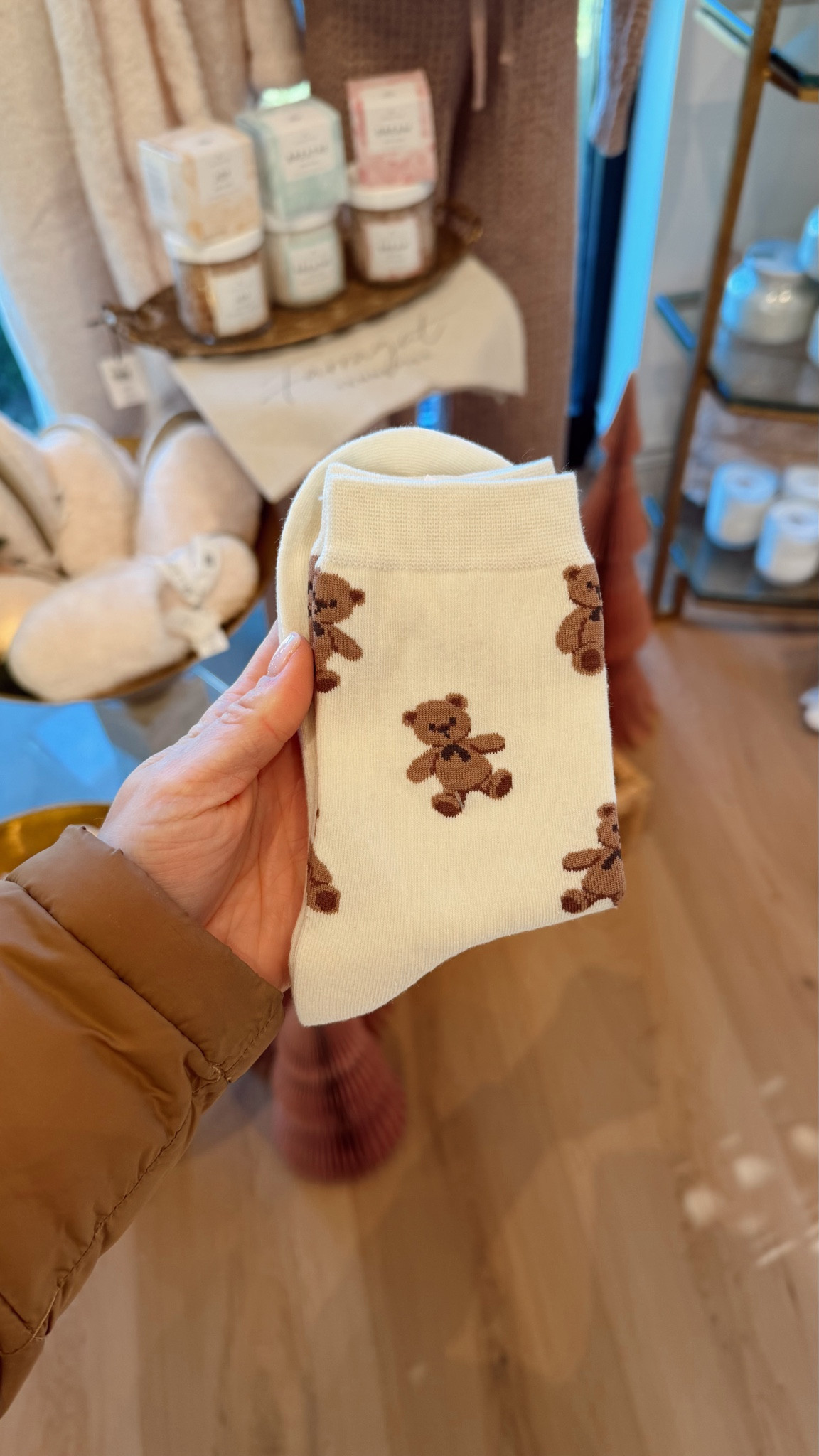 A cute stocking stuffer or last minute gift add on! Teddy bear socks 🧦 🧸

#LTKGiftGuide #LTKHoliday