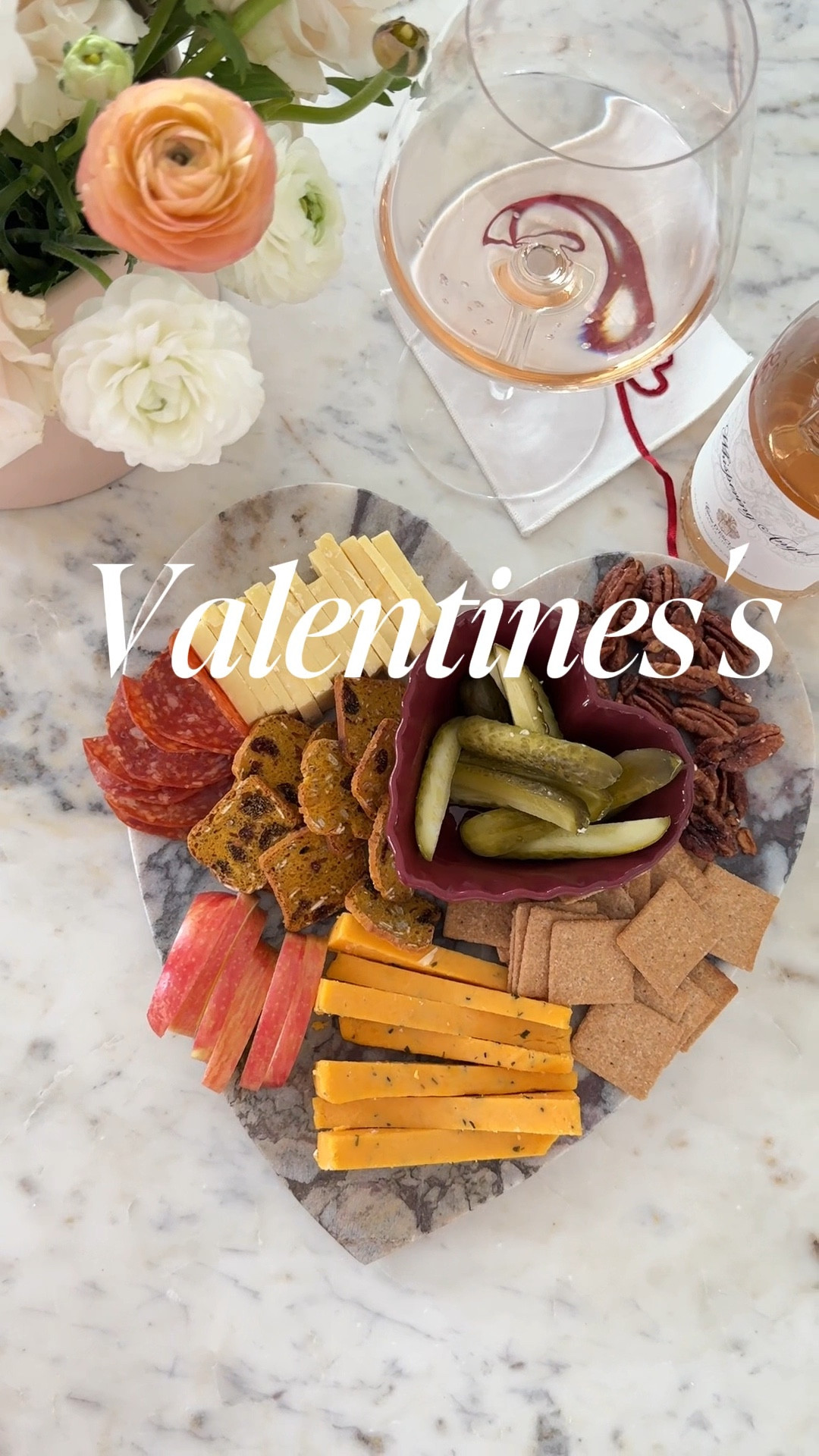 Grab the @Target marble heart charcuterie board for your next date night  

#LTKValentine #LTKfoodie #LTKOver40