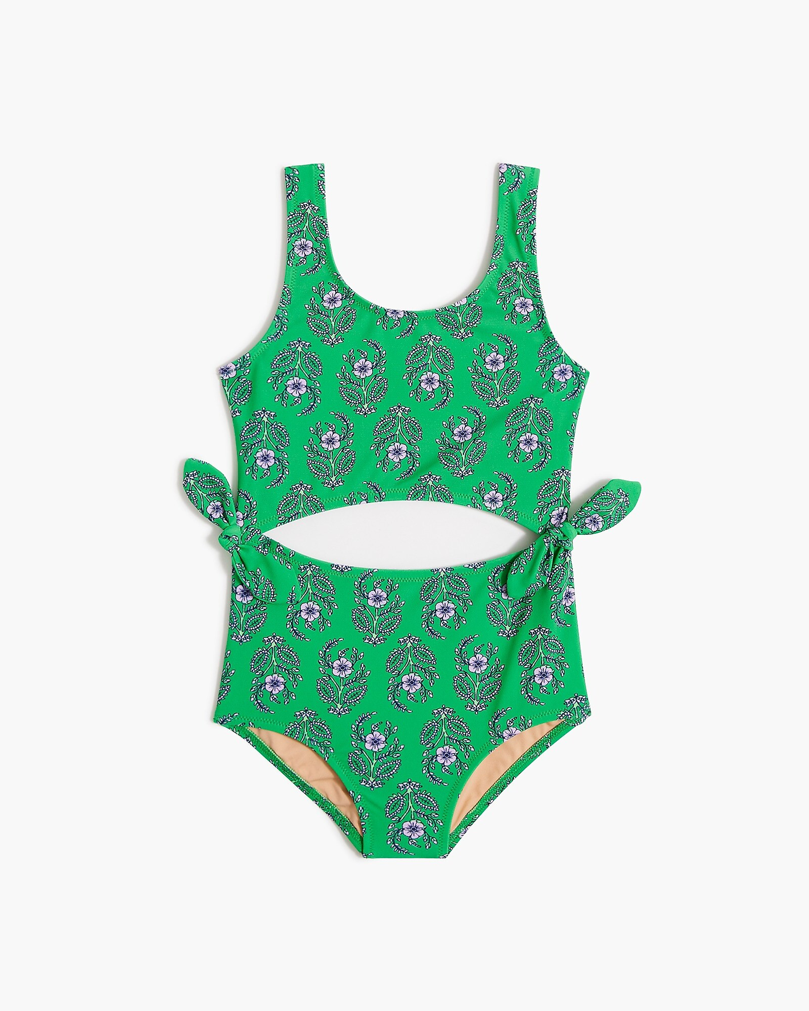 Girls' printed cutout one-piece swimsuit | J.Crew Factory