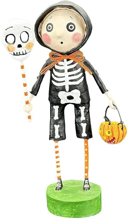 ESC Lori Mitchell Halloween Billy Bones Skeleton Trick or Treat Boy Figurine, 7 Inches Tall, Mult... | Amazon (US)