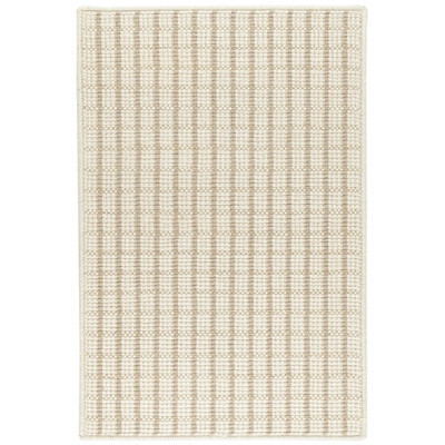 Lawrence Natural Woven Wool Custom Rug | Annie Selke