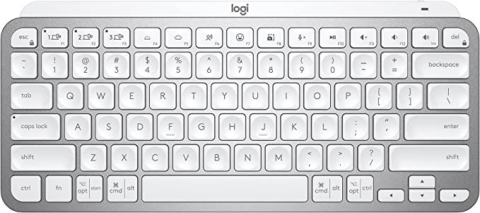 Logitech MX Keys Mini Minimalist Wireless Illuminated Keyboard, Compact, Bluetooth, Backlit, USB-... | Amazon (US)
