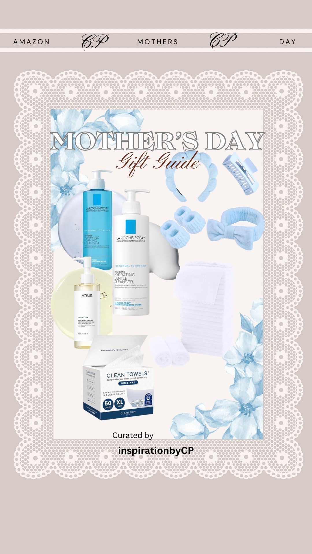 MOTHERS DAY GIFT BASKET-SKINCARE ESSENTIALS
#mothersday #giftguide #giftsforher #amazonbeauty #amazonfavorites #oilcleanser 

#LTKselfcare #LTKMothersDay #LTKBeauty