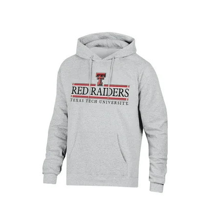 NCAA Men’s Ash Heather Team Bar Logo Fleece Hoodie Sweatshirt | Walmart (US)